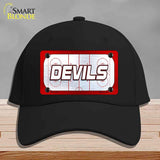 DEVILS Graphic Novelty License Plate Hat HAT-MLP-14673 Cotton Black