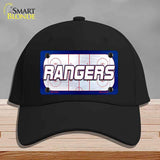 RANGERS Graphic Novelty License Plate Hat HAT-MLP-14675 Cotton Black
