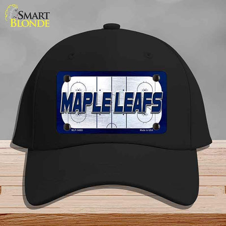 MAPLE LEAFS Graphic Novelty License Plate Hat HAT-MLP-14683 Cotton Black