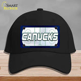 CANUCKS Graphic Novelty License Plate Hat HAT-MLP-14685 Cotton Black