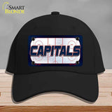 CAPITALS Graphic Novelty License Plate Hat HAT-MLP-14687 Cotton Black