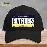 Eagles Pennsylvania State Novelty License Plate Hat Cotton / Black