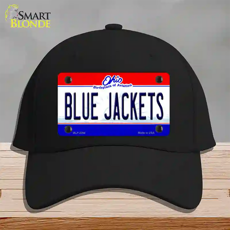 Blue Jackets Ohio State Novelty License Plate Hat Cotton / Black