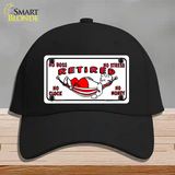 Retired With Hammock Novelty License Plate Hat Cotton / Black