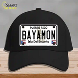 Bayamon Novelty License Plate Hat Cotton / Black