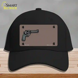 Gun Offset Customizable Novelty License Plate Hat Cotton / Black