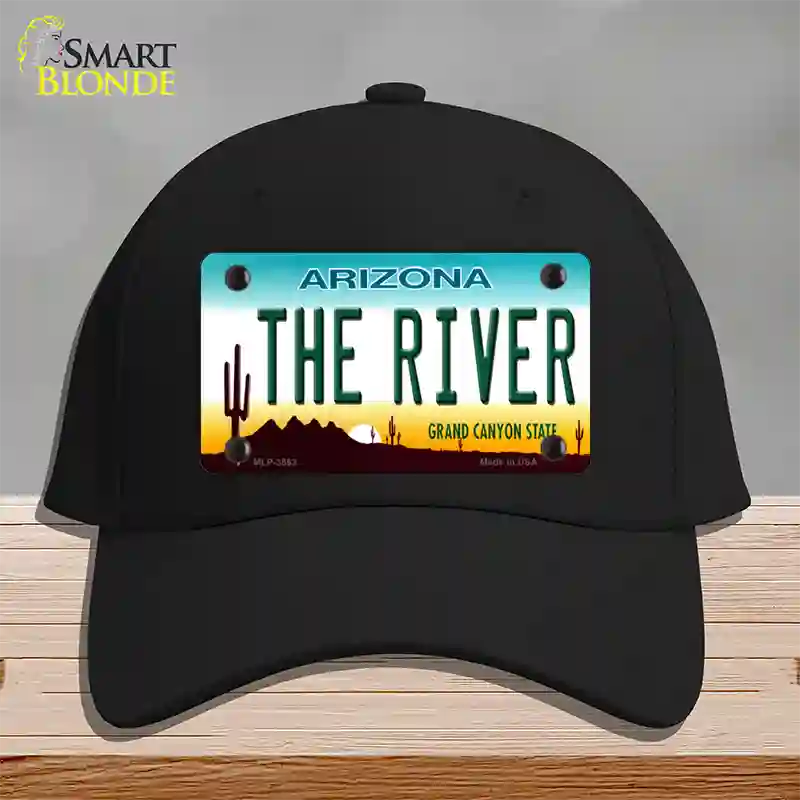 The River Arizona Novelty License Plate Hat Cotton / Black