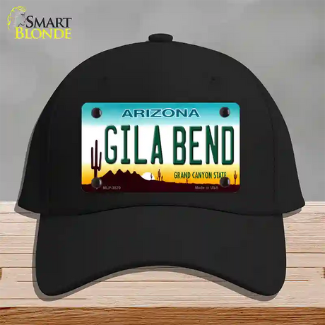 Gila Bend Arizona Novelty License Plate Hat Cotton / Black