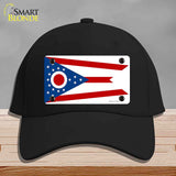 Ohio State Flag Novelty License Plate Hat Cotton Black