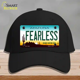 Fearless Arizona Novelty License Plate Hat Cotton / Black