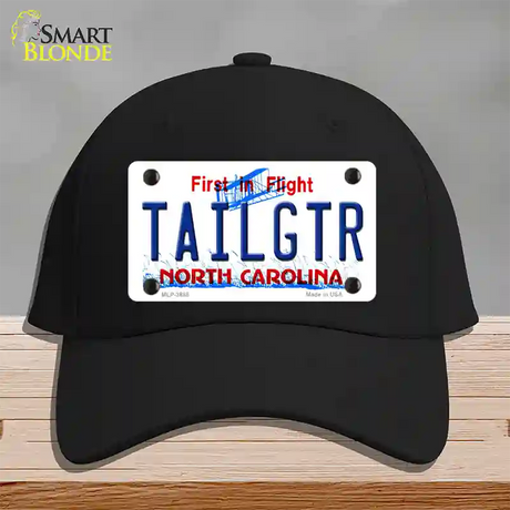 Tailgtr North Carolina Novelty License Plate Hat Cotton / Black