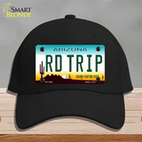 Rd Trip Arizona Novelty License Plate Hat Cotton / Black