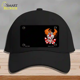 Clown Offset Novelty License Plate Hat Cotton / Black