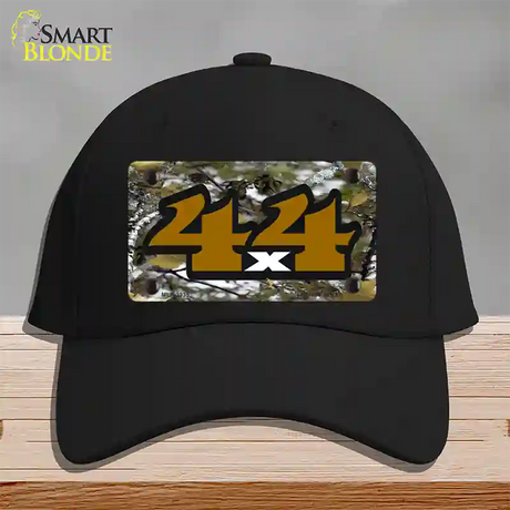 4x4 Camouflage Novelty License Plate Hat Cotton / Black
