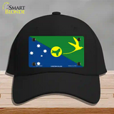 Christmas Island Flag Novelty License Plate Hat Cotton / Black