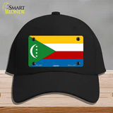 Comoros Flag Novelty License Plate Hat Cotton / Black