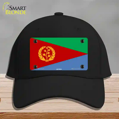 Eritrea Flag Novelty License Plate Hat Cotton / Black