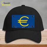 Euro Flag Novelty License Plate Hat Cotton / Black