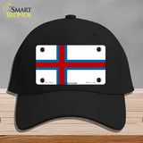Faroe Islands Flag Novelty License Plate Hat Cotton / Black