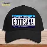 Gotosama New York Novelty License Plate Hat Cotton / Black