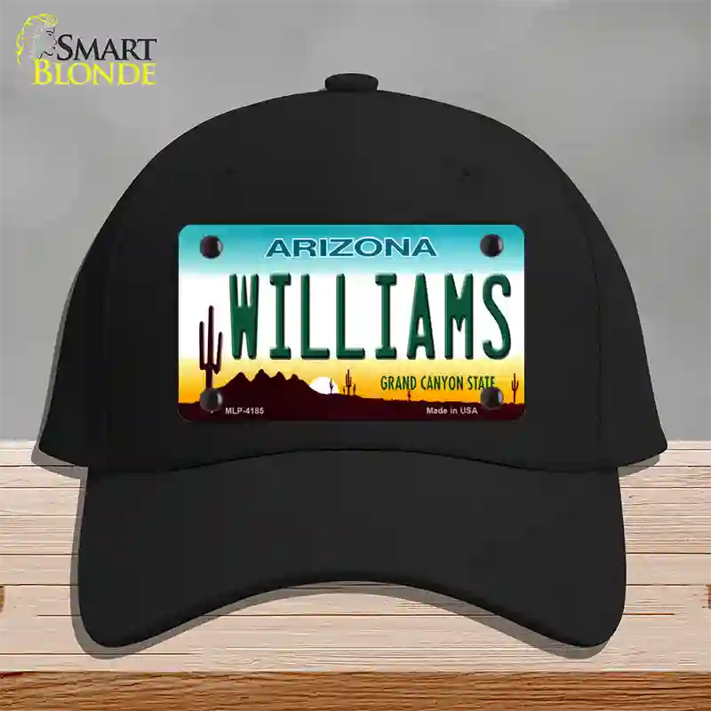 Williams Arizona Novelty License Plate Hat Cotton / Black