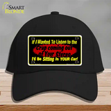 The Crap From Your Stereo Novelty License Plate Hat Cotton / Black