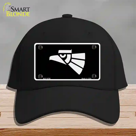 Made In Mexico Eagle Novelty License Plate Hat Cotton / Black