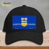 Alberta Canada Novelty License Plate Hat Cotton / Black
