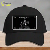 Cowgirl Butts Drive Me Nuts Novelty License Plate Hat Cotton / Black