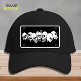 Skulls Novelty License Plate Hat Cotton / Black