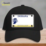 Indiana State Bicentennial Novelty License Plate Hat Cotton / Black