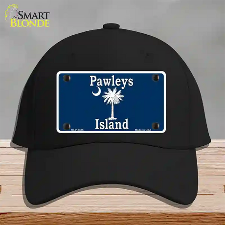 Pawleys Island Blue Novelty License Plate Hat Cotton / Black