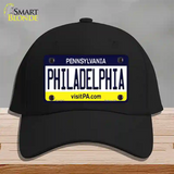 Philadelphia Pennsylvania State Novelty License Plate Hat Cotton / Black