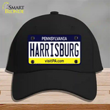 Harrisburg Pennsylvania State Novelty License Plate Hat Cotton / Black