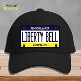 Liberty Bell Pennsylvania State Novelty License Plate Hat Cotton / Black