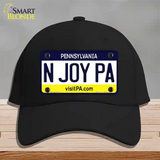 N Joy Pennsylvania State Novelty License Plate Hat Cotton / Black