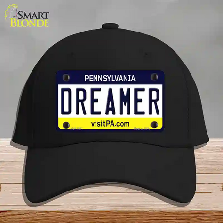 Dreamer Pennsylvania State Novelty License Plate Hat Cotton / Black