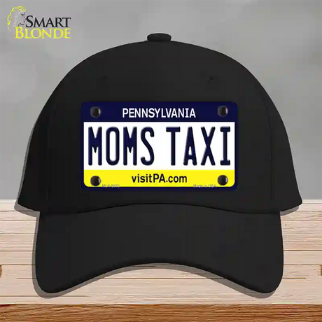Moms Taxi Pennsylvania State Novelty License Plate Hat Cotton / Black