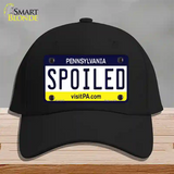 Spoiled Pennsylvania State Novelty License Plate Hat Cotton / Black