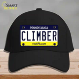 Climber Pennsylvania State Novelty License Plate Hat Cotton / Black