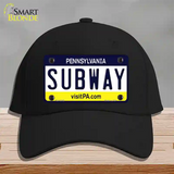 Subway Pennsylvania State Novelty License Plate Hat Cotton / Black