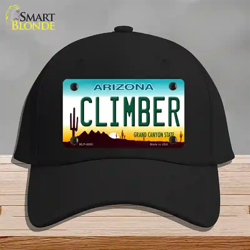 Arizona Climber Novelty License Plate Hat Cotton / Black