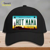 Arizona Hot Mama Novelty License Plate Hat Cotton / Black