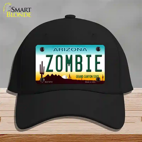 Zombie Arizona Novelty License Plate Hat Cotton / Black