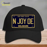 N Joy De Delaware Novelty License Plate Hat Cotton / Black