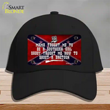 Mama Taught Me Novelty License Plate Hat Cotton / Black