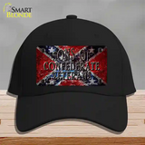 Sons Of Confederate Veterans Novelty License Plate Hat Cotton / Black
