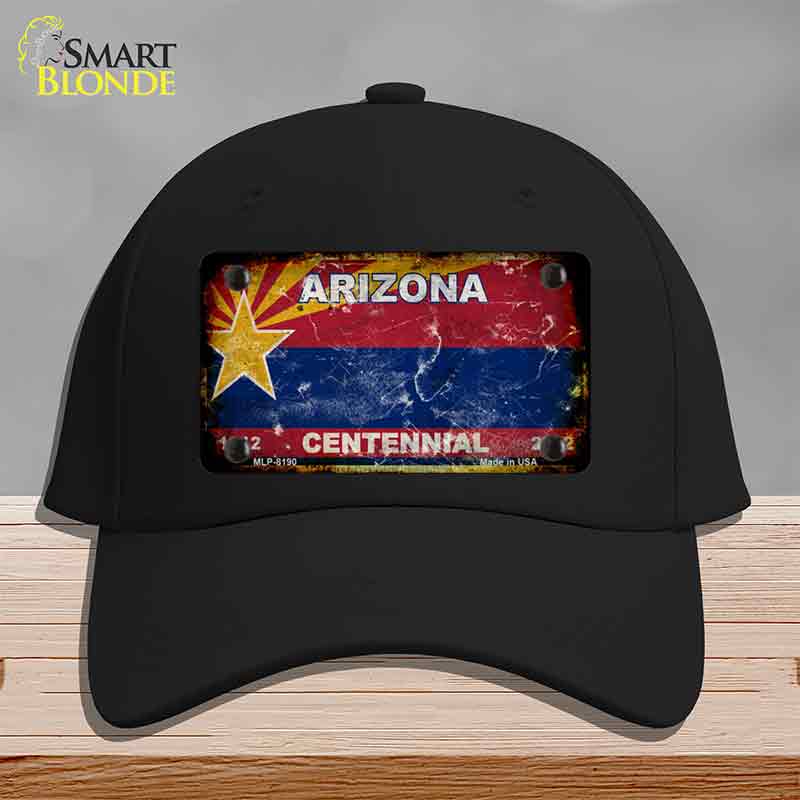 Arizona Centennial State Rusty Novelty License Plate Hat HAT-MLP-8190