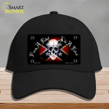 Born A Rebel Novelty License Plate Hat Cotton / Black