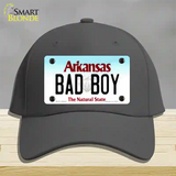 Bad Boy Arkansas Novelty License Plate Hat Cotton / Charcoal